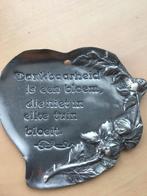Hartjes in tin met spreuk, Antiek en Kunst, Ophalen