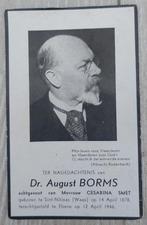 Dr. August Borms terechtgesteld, Verzamelen, Bidprentjes en Rouwkaarten, Ophalen of Verzenden