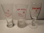 3 oude bierglazen John Smiths, Verzamelen, Ophalen of Verzenden, Gebruikt, Glas of Glazen, Overige merken