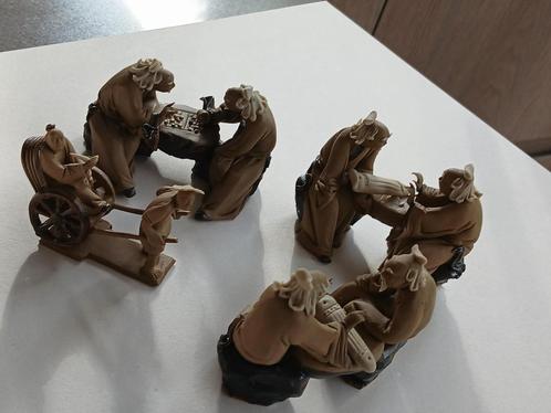 50 chinese miniatuur beeldjes in terracotta, Antiek en Kunst, Antiek | Keramiek en Aardewerk, Ophalen