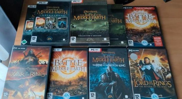 The Lord Of The Rings Battle For Middle Earth Pc Games, Games en Spelcomputers, Games | Pc, Zo goed als nieuw, Strategie en Constructie