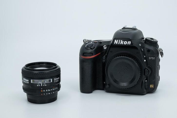 Nikon D750 + 50mm f1.4, TV, Hi-fi & Vidéo, Appareils photo numériques, Utilisé, Reflex miroir, Nikon, Sans zoom optique, Enlèvement