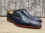 Floris van Bommel blauwe serpent herenschoenen - Mt 42,5, Floris van Bommel, Zo goed als nieuw, Veterschoenen, Verzenden