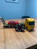 Mercedes-Benz Rastar 1:26 R/C tow truck ACTROS + AMG GT, Hobby en Vrije tijd, Ophalen, Gebruikt