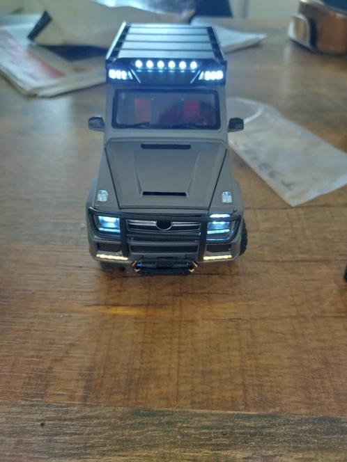 BRX24 Metal Scale Crawler 4WD 1:24 RTR antraciet, Hobby en Vrije tijd, Modelauto's | 1:24, Zo goed als nieuw, Auto, Ophalen of Verzenden
