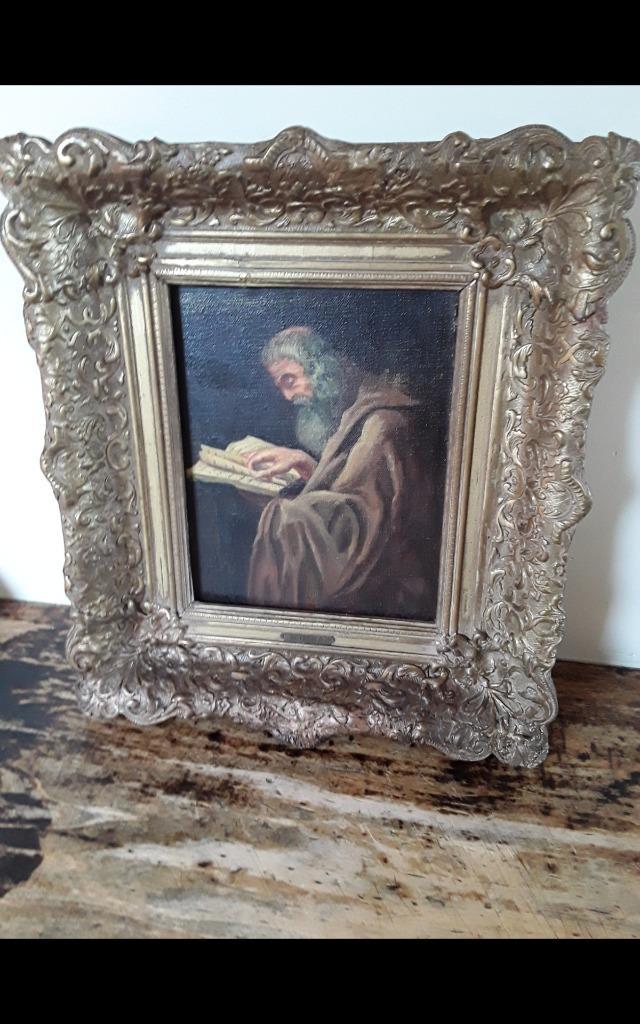 OUD RELIGIEUS  ! ! ! schilderij keyken a., Antiek en Kunst, Kunst | Schilderijen | Klassiek, Ophalen of Verzenden