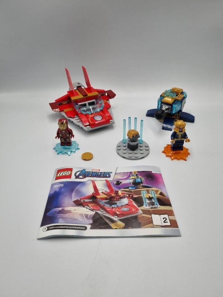 Lego Super Heroes 76170 Iron Man vs. Thanos, Kinderen en Baby's, Speelgoed | Duplo en Lego, Zo goed als nieuw, Lego, Complete set
