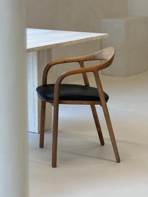 Artisan Scandinavische Design Stoelen, Huis en Inrichting, Stoelen, Nieuw, Vijf, Zes of meer stoelen, Hout, Leer, Stof, Overige kleuren