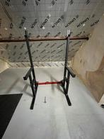 Multi Squat Rack Gorilla sports met bar en gewichten, Sport en Fitness, Ophalen