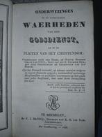 1826 WAERHEDEN VAN DER GODSDIENST.  zie 1e foto + lees extra, Antiek en Kunst, Antiek | Boeken en Manuscripten, Ophalen of Verzenden