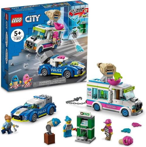 Lego 60314 - City - IJswagen politieachtervolging., Kinderen en Baby's, Speelgoed | Duplo en Lego, Nieuw, Lego, Complete set, Ophalen of Verzenden