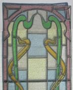groot art nouveau glasraam   56, Ophalen