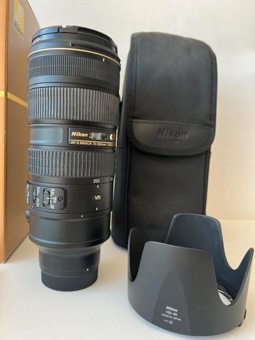 Nikon 70-200mm F2.8 Nikkor zoom VR 2 beschikbaar voor biedingen