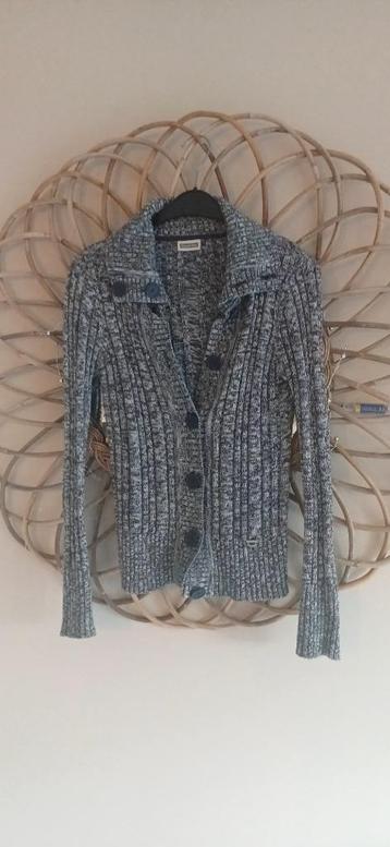 Blauwgrijze gilet beschikbaar voor biedingen