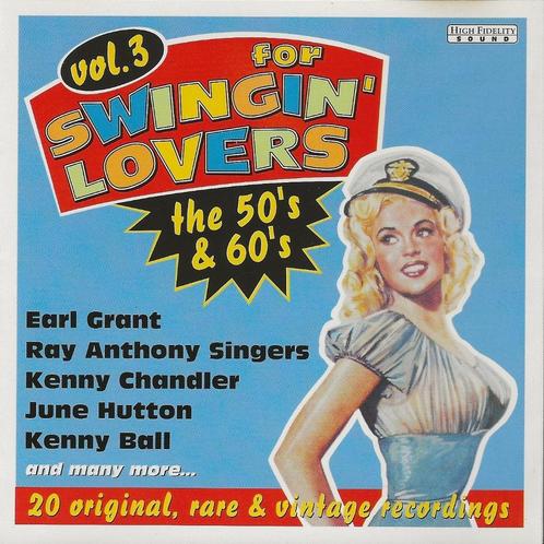 CD vol. 3 " For swingin' lovers " The 50'sd & 60's, CD & DVD, CD | Compilations, Enlèvement ou Envoi