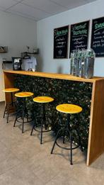 Bar met 4 krukken, Huis en Inrichting, Kasten | Buffetkasten, Ophalen, Nieuw