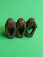Horen Zien Zwijgen 3 monkeys aapjes apen, Antiek en Kunst, Ophalen of Verzenden