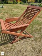 Zalige "Hang"- houten tuinzetel, Ophalen, Gebruikt, Hout, Inklapbaar