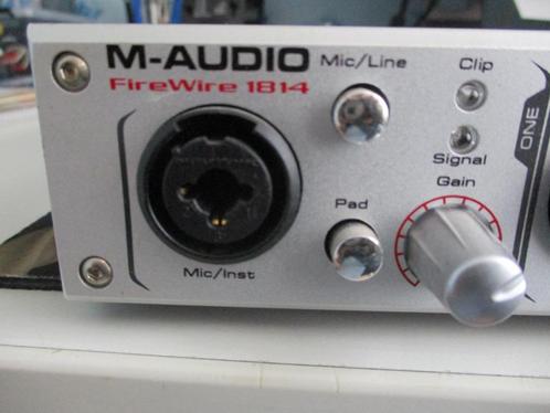 M Audio Firewire 1814 Audio Interface, Musique & Instruments, Modules de son, Utilisé, Autres marques, Enlèvement ou Envoi
