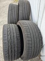 4x Zomerbanden 235/45/18 Pirelli en Bridgestone, Ophalen, 18 inch, Gebruikt, 235 mm