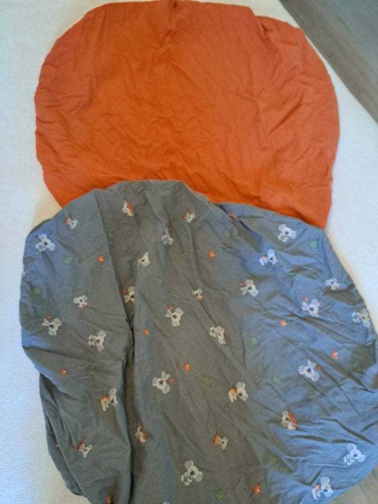 Hoeslakentjes voor matrasje babypark - merk Dreambee, Enlèvement ou Envoi, Comme neuf, Rectangulaire, Tapis de parc