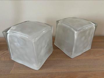 2 Vintage Ikea ice cube lamp (nieuwstaat) ijsblok Iviken 