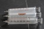 Set antieke spuiten van 30cc - Super Eva Glass, Ophalen of Verzenden, Zo goed als nieuw