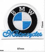 Patch BMW Motorcycles - 87 x 75 mm, Ophalen of Verzenden, Nieuw