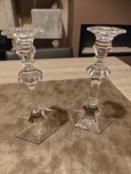 Set kristallen kandelaars Val-Saint-Lambert, Antiek en Kunst, Ophalen of Verzenden