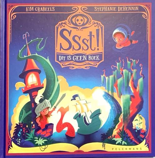 SSST! DIT IS GEEN BOEK - boek over boeken - vol fantasie, Livres, Livres pour enfants | 4 ans et plus, Neuf, Fiction général, 5 ou 6 ans