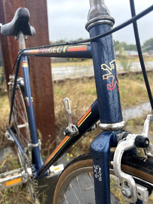 Vintage Peugeot koersfiets, Fietsen en Brommers, Fietsen | Oldtimers, 51 tot 55 cm, Ophalen