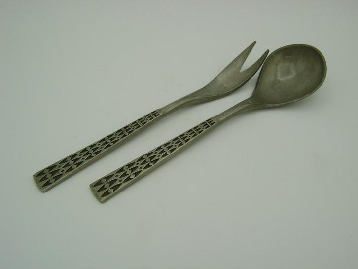 Te ruilen: midcentury design slabestek tin Noorwegen, Antiek en Kunst, Curiosa en Brocante, Ophalen