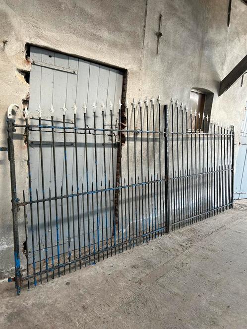 Prachtig oud groot antiek hekken of poort vol smeedijzeren, Tuin en Terras, Tuinpoorten, Gebruikt, Draaipoort, IJzer, Ophalen
