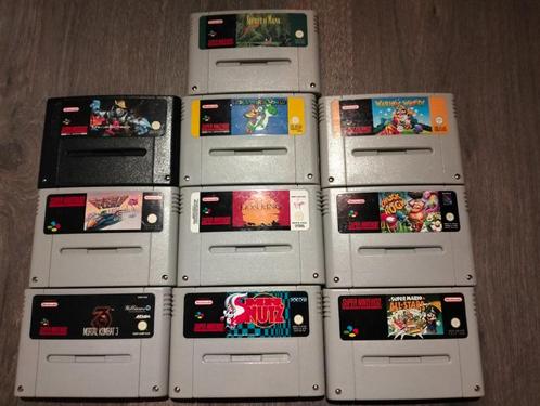 SNES games, Games en Spelcomputers, Games | Nintendo Super NES, Gebruikt, Avontuur en Actie, 2 spelers, Vanaf 3 jaar, Verzenden