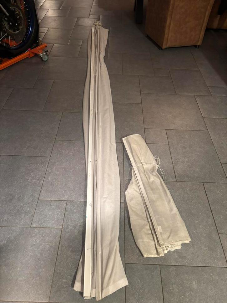 Rolgordijn 2 stuks, Huis en Inrichting, Stoffering | Gordijnen en Lamellen, Gebruikt, 200 cm of meer, 200 cm of meer, Wit, Crème