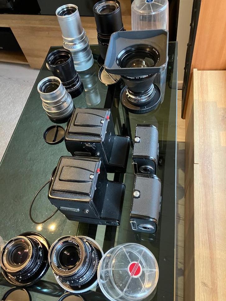 Hasselblad fotografica, Audio, Tv en Foto, Fotocamera's Analoog, Gebruikt, Spiegelreflex, Overige Merken, Ophalen of Verzenden