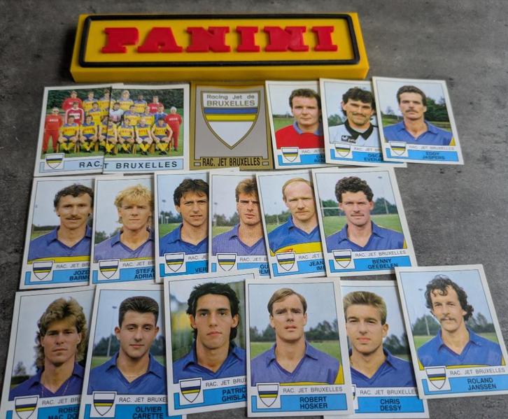 PANINI FOOTBALL 88 RAC.JETTE BRUX. 18 STICKERS 1988, Hobby en Vrije tijd, Stickers en Plaatjes, Nieuw, Verzenden