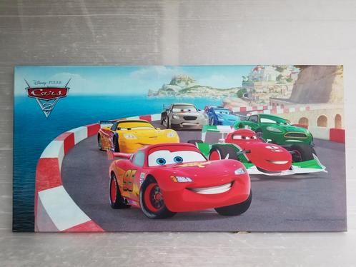 Cars Disney original sur toile 80 x 40 cm, Collections, Posters & Affiches, Comme neuf, Enlèvement ou Envoi