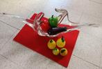 Vase avec fruits style rétro, Ophalen