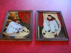Cadre miroir "PIERROT" 15 x 20 cm. 2 pièces., Maison & Meubles, Accessoires pour la Maison | Cadres, Enlèvement ou Envoi, Comme neuf