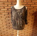 (100)- blouse femme t.unique noir - ell' apostrophe -, Kleding | Dames, Maat 38/40 (M), Zwart, Ophalen of Verzenden, Zo goed als nieuw