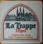 Tapis à bière double La Trappe - Triple, Collections, Marques de bière, Comme neuf, Sous-bock, Enlèvement ou Envoi, La Trappe
