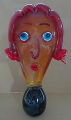 MURANO / VROUWENHOOFD / SCULPTUUR GLAS / H=40cm, Antiek en Kunst, Kunst | Beelden en Houtsnijwerken, Ophalen
