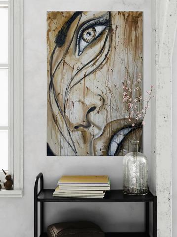 Groot modern origineel 3D schilderij Mk Art beschikbaar voor biedingen