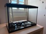 Aquarium zwart 70 liter met toebehoren, Dieren en Toebehoren, Ophalen, Zo goed als nieuw