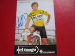 wielerkaart 1982 team del tongo alberto saronni  signe, Comme neuf, Envoi