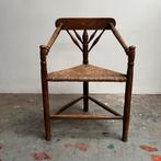Antieke Hollandse hoekstoel, Huis en Inrichting, Stoelen, Ophalen, Zo goed als nieuw