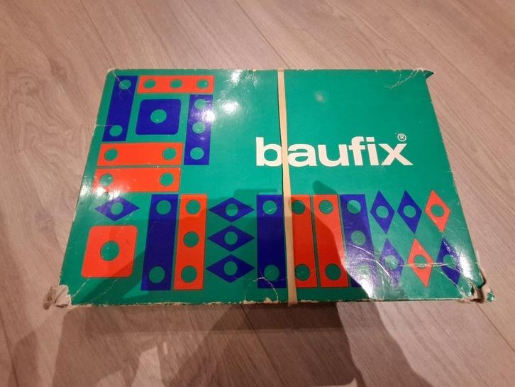 Baufix 50-delige vintage set (West-Duitsland), Kinderen en Baby's, Speelgoed | Houten speelgoed, Gebruikt, Overige typen, Ophalen