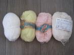 Breiwol nylon voor baby's 4 kleuren van 50 gram, Hobby en Vrije tijd, Breien en Haken, Ophalen of Verzenden, Gebruikt, Breien