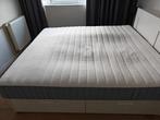 Matelas à ressorts ensachés, bleu ferme/bleu clair d'IKEA, Maison & Meubles, Matelas, Comme neuf, Enlèvement, 180 cm